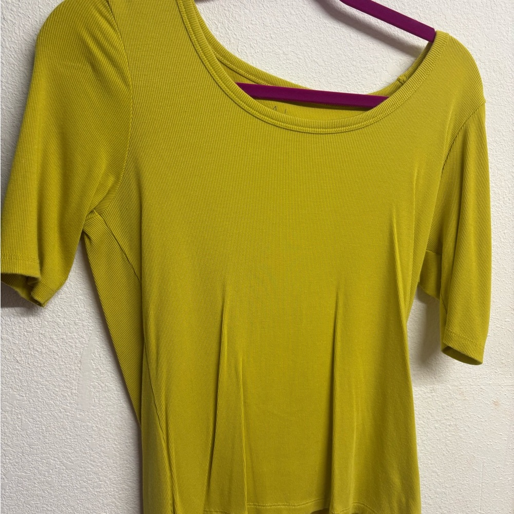Joie Chartreuse Short Sleeve Top